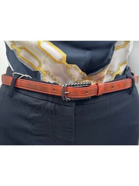 Copied - Bottega Veneta Triangle Leather Slim Black Belt 90/36 619759 NWT $390 Bottega Veneta | Accessories | Bottega Veneta Triangle Belt  main image 4
